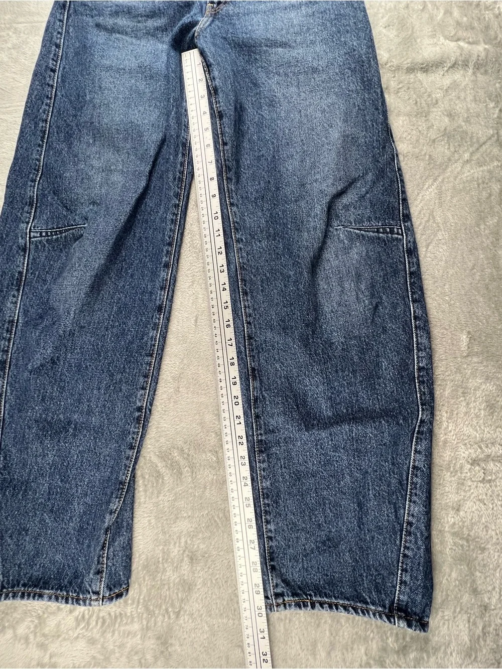 Levis Cinch Barrel Jeans Women's Size 28 Blue Denim Baggy Dark Wash Boho